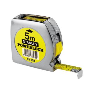 Stanley Rolbandmaat powerlock boveninkijkvenster 5M 19MM
