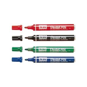 Pentel Merkpennen N50 2.5 mm (4 stuks)