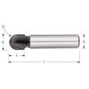 Rotec HM Holprofielfrees, Silver-Line, D2=8 / Ø9,5