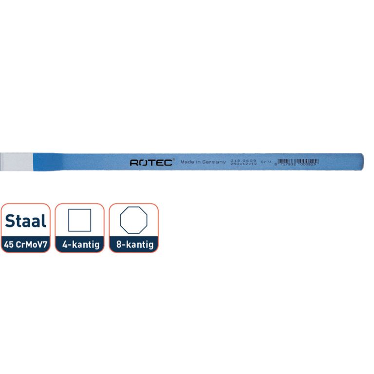 Rotec Elektriciensbeitel 12 x 250 mm