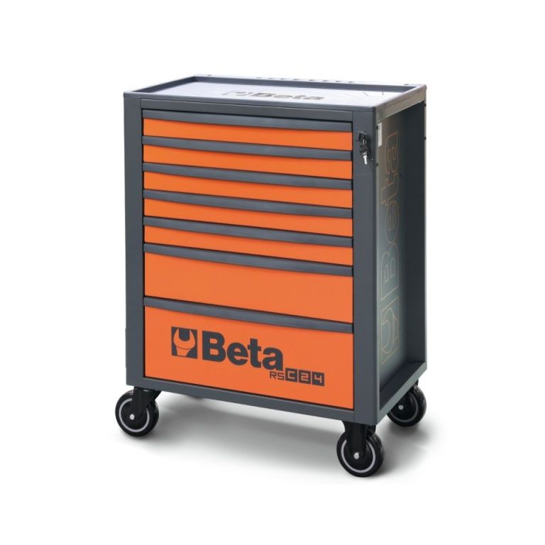 Beta Gereedschapswagen met 7 laden RSC24/7 Oranje