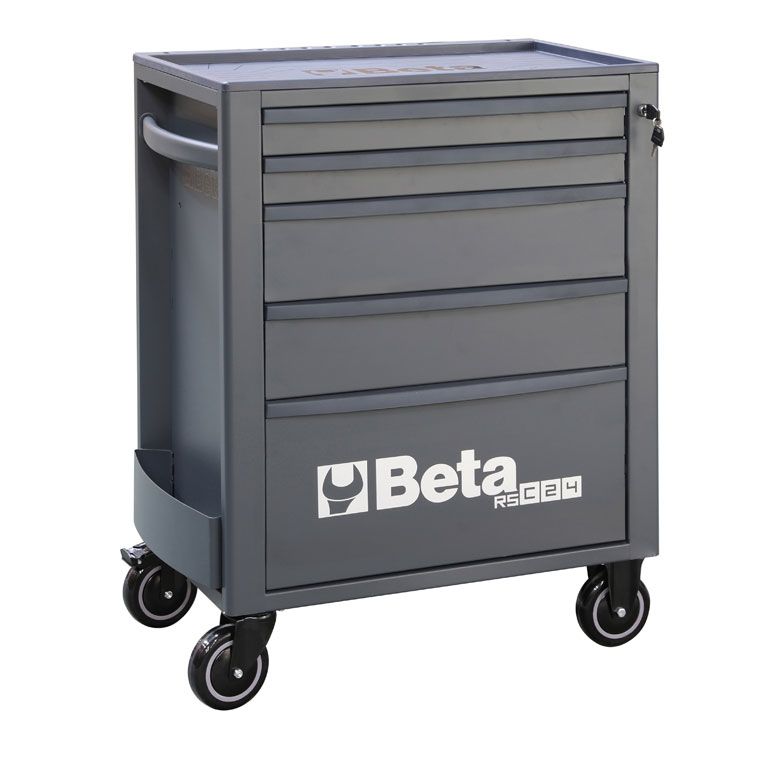 Beta Gereedschapswagen met 5 laden RSC24/5 Antracietgrijs