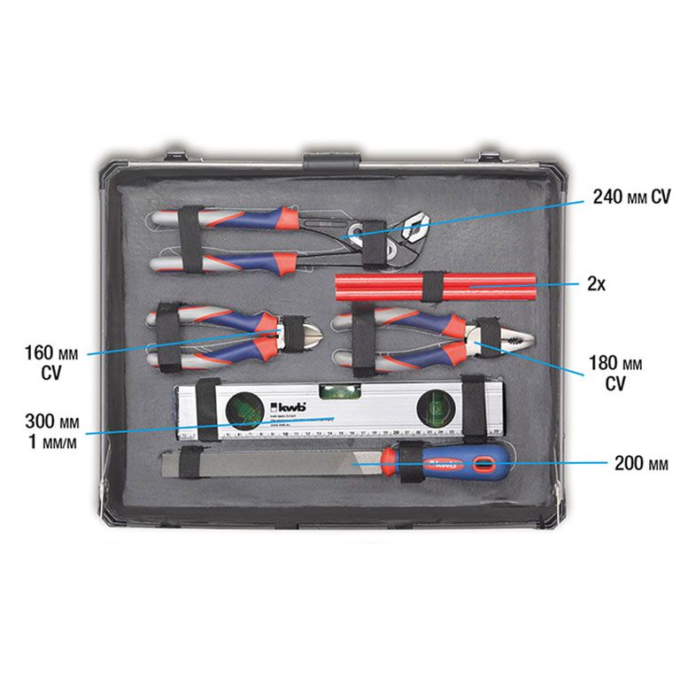KWB Gereedschapskoffer 99 Delig