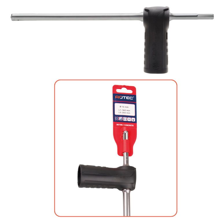 Rotec Stofafzuigboor Sds-Plus Quattro-X Dust Ø12X200/325 mm