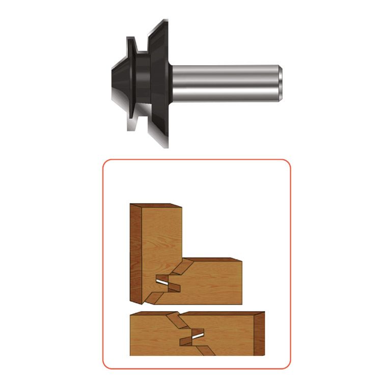 Rotec HM Hoekverlijmfrees, Gold-Line, Ø69,85 D2=12