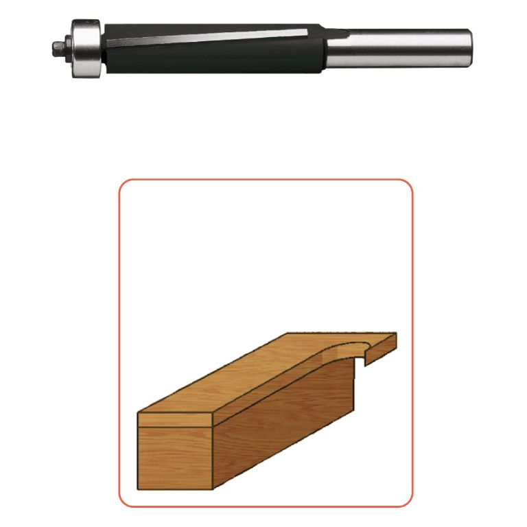 Rotec HM Kantenfrees, Helix, Gold-Line, Ø12,7X25,4