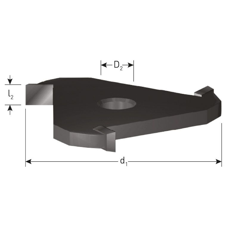 Rotec HM Schijffrees, Z3, Gold-Line,Ø47,6X3