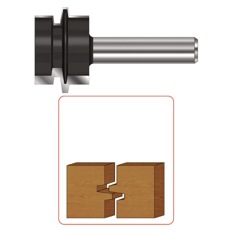 Rotec HM Verlijmfrees, Gold-Line, Ø41,5 D2=12