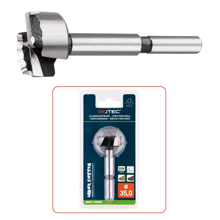 Rotec WS Cilinderkopboor 'Wave-Cutter', Ø32