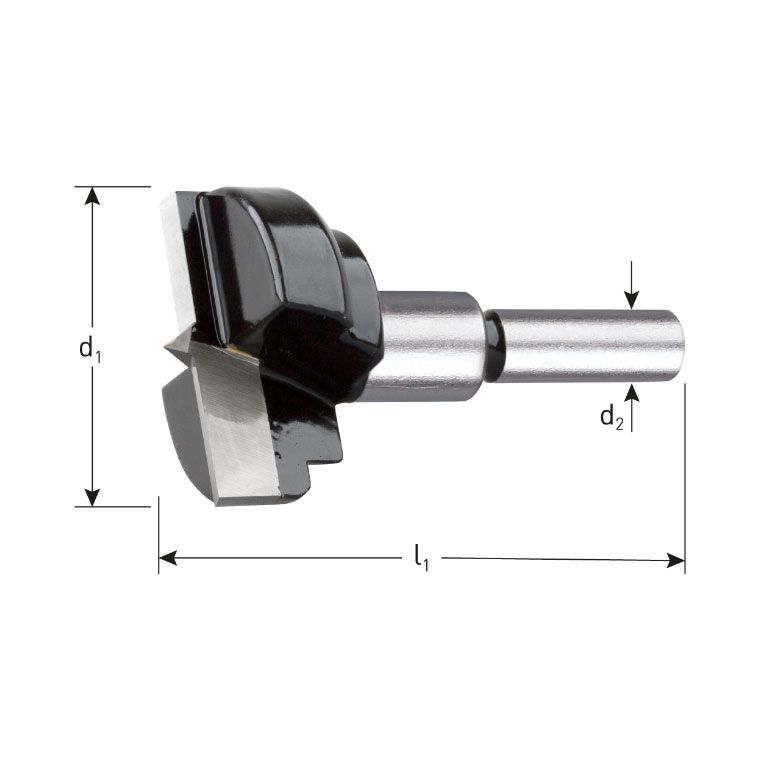Rotec HM Scharnierboor Ø30