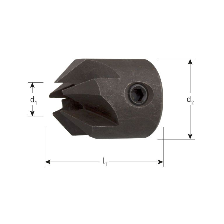 Rotec HSS Opsteekverzinker 90°, Ø3