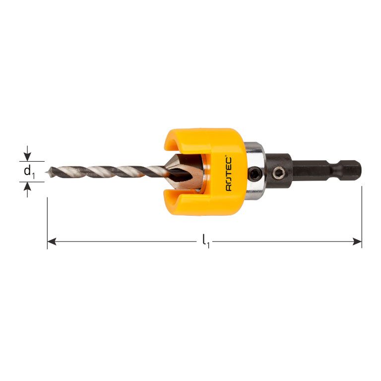 Rotec Terrasboor Ø4 Houtspiraalboor