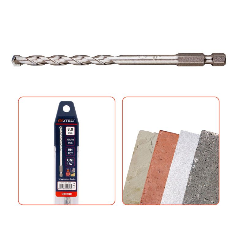 Rotec Unidre-Boren Met 1/4