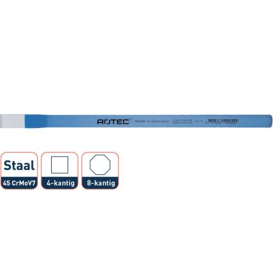 Rotec Elektriciensbeitel 10 x 250 mm