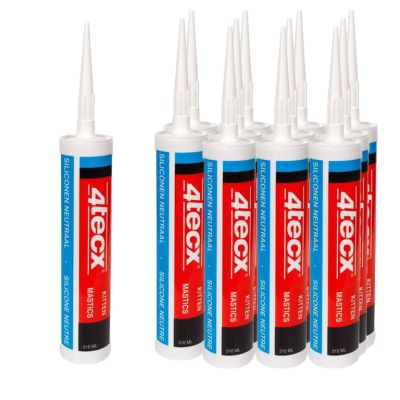 4Tecx Siliconenkit 310 ml 12 stuks