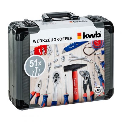 KWB Gereedschapskoffer 51 Delig