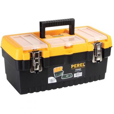 Perel gereedschapskist met metalen sloten 22" 