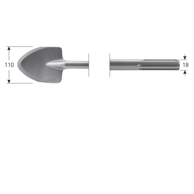 Rotec Sds-Max Schopbeitel, 110X400